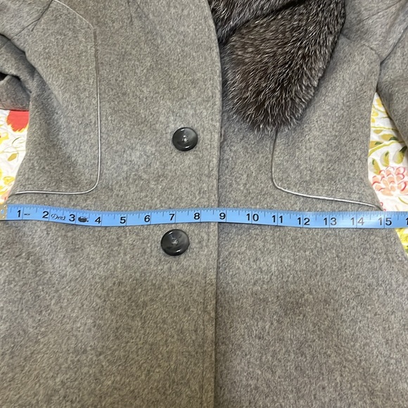Antonio Melani long gray winter coat size 2 - Picture 13 of 16
